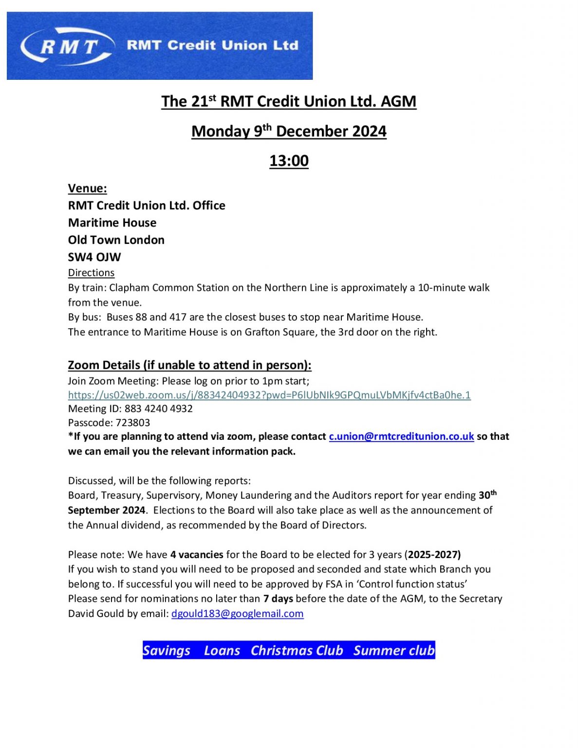 RMT Gloucester Branch - Branch 603